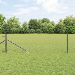 Clôture hexagonale Grise 0.4x10 m Acier 