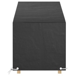 Housses pour chaise longue 2 pcs 12 œillets 205x75x40/70 cm PE 