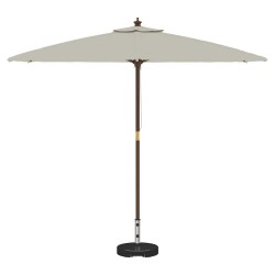 Base de parasol sur roues , avec poignée, en granit noir de 29 kg, ronde. 