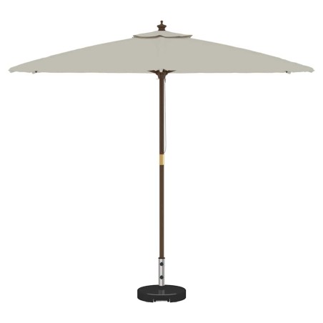 Base de parasol sur roues , avec poignée, en granit noir de 29 kg, ronde. 