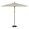 Base de parasol sur roues , avec poignée, en granit noir de 29 kg, ronde. 