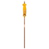Parasol balinais Autre Jaune x 260 cm Coton et bois massif 