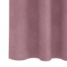 Rideaux occultants avec bande supérieure 2 pcs Velours Rose Foncé 