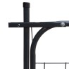 Portail de clôture de jardin 100 x 100 cm Anthracite 