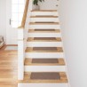 Tapis d'escalier avec backing en latex Marron 25x60 cm 
