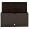 Boîte de rangement de jardin Marron 114x47x60 cm 