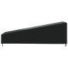 Housse de chaise longue noir 203x81x25/63 cm oxford 420D 