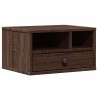 Support d'imprimante chêne marron 40x32x22,5 cm bois ingénierie 