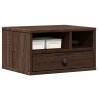 Support d'imprimante chêne marron 40x32x22,5 cm bois ingénierie 