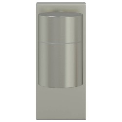 Lampes murales d'extérieur 2 pcs Acier inoxydable Argent IP44 