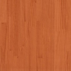 Canapé d'angle de jardin cire marron 70x70x67cm bois pin massif 