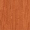 Canapé d'angle de jardin cire marron 70x70x67cm bois pin massif 
