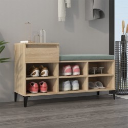 Armoire à chaussures Chêne sonoma 102x36x60cm Bois d'ingénierie 