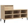 Armoire à chaussures Chêne sonoma 102x36x60cm Bois d'ingénierie 