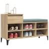 Armoire à chaussures Chêne sonoma 102x36x60cm Bois d'ingénierie 
