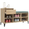 Armoire à chaussures Chêne sonoma 102x36x60cm Bois d'ingénierie 