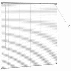 Store de Fenêtre Argenté 130 x 130 cm Aluminium 