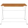 Table de bistro pliante 100x54x71cm Bois acacia solide et acier 