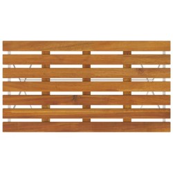 Table de bistro pliante 100x54x71cm Bois acacia solide et acier 