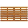 Table de bistro pliante 100x54x71cm Bois acacia solide et acier 
