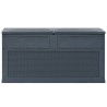 Boîte de rangement de jardin 320 L Anthracite 
