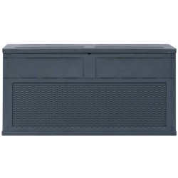 Boîte de rangement de jardin 320 L Anthracite 