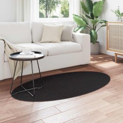 Tapis Noir 80 x 150 cm Polyester 