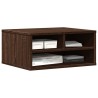 Support d'imprimante chêne marron 49x40x22,5 cm bois ingénierie 