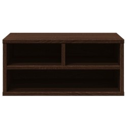 Support d'imprimante chêne marron 49x40x22,5 cm bois ingénierie 