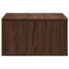 Support d'imprimante chêne marron 49x40x22,5 cm bois ingénierie 