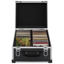 Étui de CD pour 40 CD Aluminium ABS Noir 