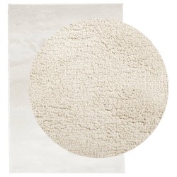Tapis OVIEDO à poils courts beige 160x230 cm 