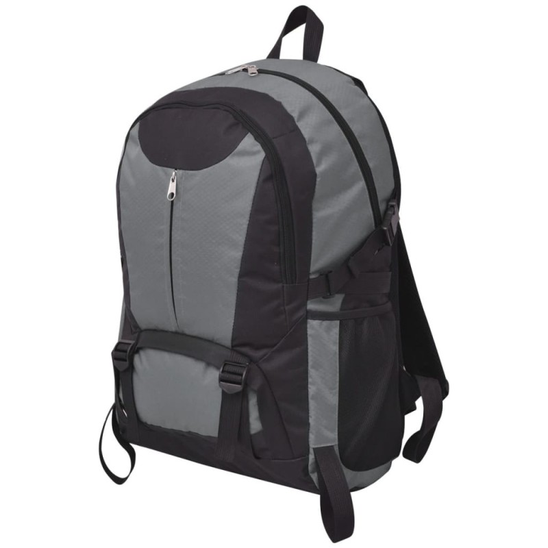 Sac à dos de randonnée 40 L noir et gris 