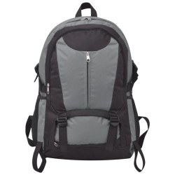 Sac à dos de randonnée 40 L noir et gris 