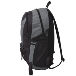 Sac à dos de randonnée 40 L noir et gris 