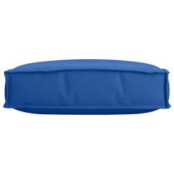 Coussin palette pour siège Bleu Royal 60x60x12 cm Tissu Oxford 