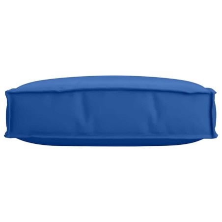 Coussin palette pour siège Bleu Royal 60x60x12 cm Tissu Oxford 