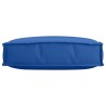 Coussin palette pour siège Bleu Royal 60x60x12 cm Tissu Oxford 