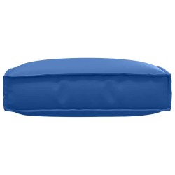 Coussin palette pour siège Bleu Royal 60x60x12 cm Tissu Oxford 