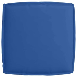 Coussin palette pour siège Bleu Royal 60x60x12 cm Tissu Oxford 
