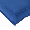 Coussin palette pour siège Bleu Royal 60x60x12 cm Tissu Oxford 