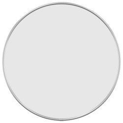 Miroir mural Argenté Ø 40 cm Rond 