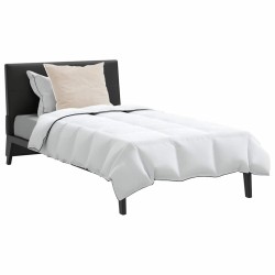 Couette avec oreiller 2 pcs Blanc 140 x 220 cm Bas 