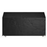 Housses de banc de jardin 2 pcs 8 œillets 190x70x70/88 cm PE 