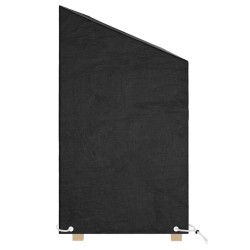 Housses de banc de jardin 2 pcs 8 œillets 190x70x70/88 cm PE 
