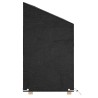 Housses de banc de jardin 2 pcs 8 œillets 190x70x70/88 cm PE 