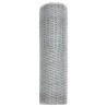 Clôture Hexagonale Grise Argent 0.8 x 25 m Acier galvanisé 
