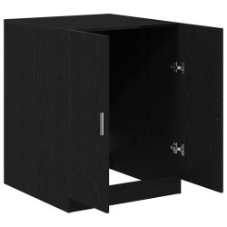 Armoire à Lave-Vaisselle Noir Chêne 70,5x71,5x91,5 cm Bois d'ingénierie 