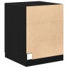 Armoire à Lave-Vaisselle Noir Chêne 70,5x71,5x91,5 cm Bois d'ingénierie 