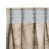 Rideaux en velours 2 pièces crème avec œillets, 260 x 140 cm 